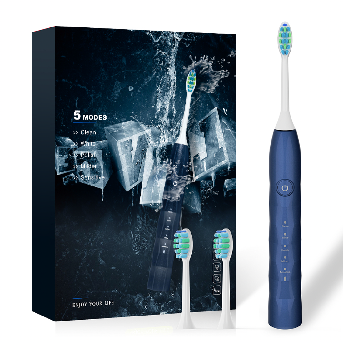 Sonic Electric Toothbrush with 5 Cleaning Modes – Smart Whitening Series